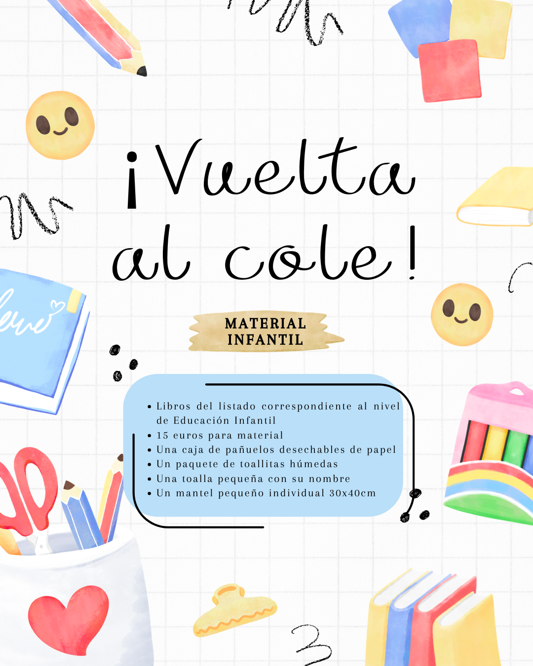 lista de material infantil 